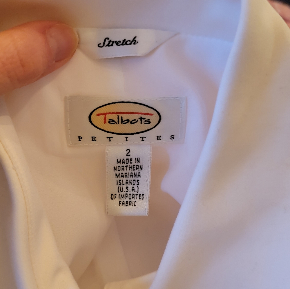 White Coat With Chrome Push Through Twist Lock Closures 2P - Picture 5 of 6